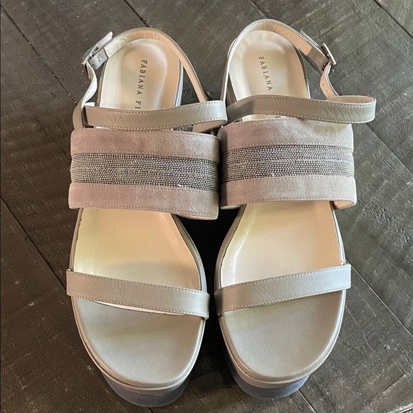 Fabiana FilippiAngelica Sandal Size 40Gray Women's platform Sandals